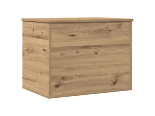Boîte de rangement, coffre de rangement chêne artisanal 60x42x46 cm