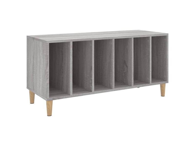  Armoire à disques, armoire de rangement sonoma gris 100x38x48 cm bois d'ingénierie shl5067  - Conforama A
