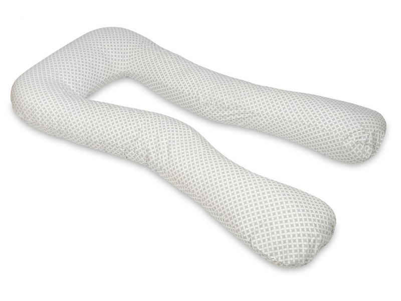  Coussin à usages multiples carreaux gris 4200439 - Conforama A