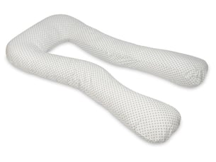 Coussin à usages multiples carreaux gris