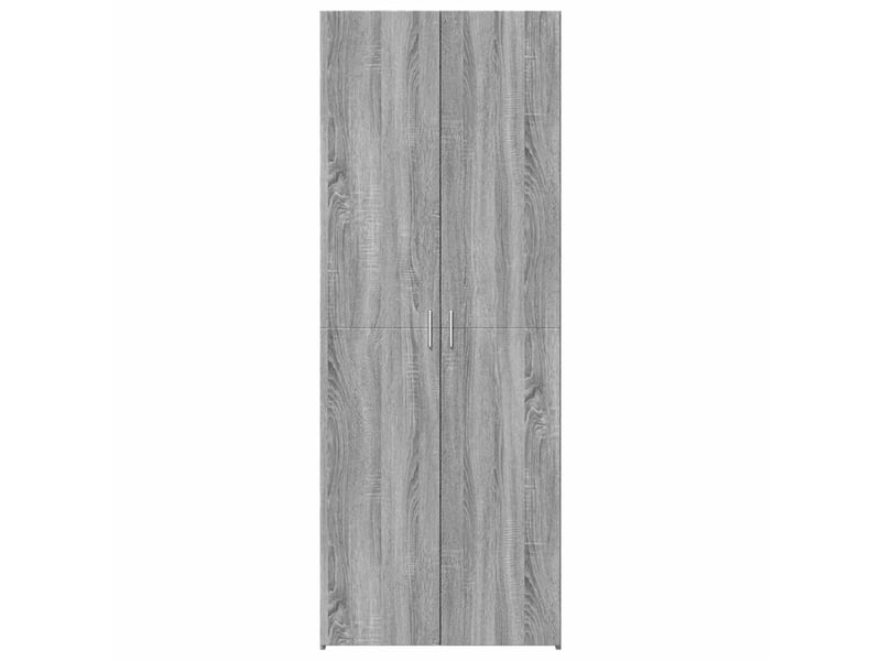  Buffet haut - bahut - meuble de rangement sonoma gris 70x42,5x185 cm bois d'ingénierie  - Conforama C