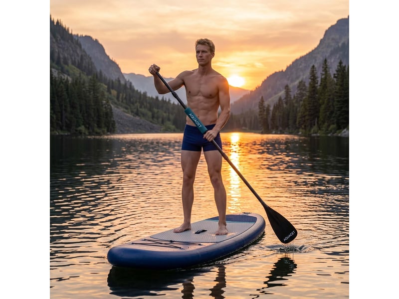  Flotteur de pagaie aquaget® sup – flotteur en mousse pour pagaies de sup, 30 cm  - Conforama E