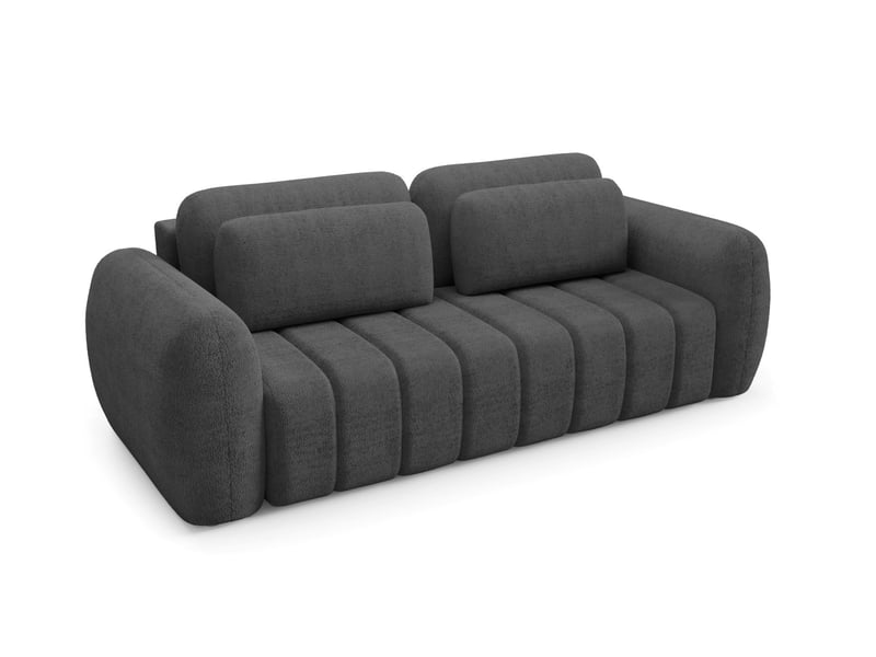 Canapé contii premium avec fonction de couchage couleur : quelle anthracite - Conforama C
