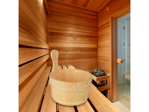 Seau de sauna en bois – durable et