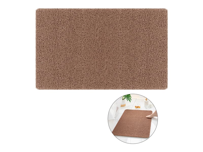  Tapis de bain antidérapant - 40 x 60 cm - marron  - Conforama B