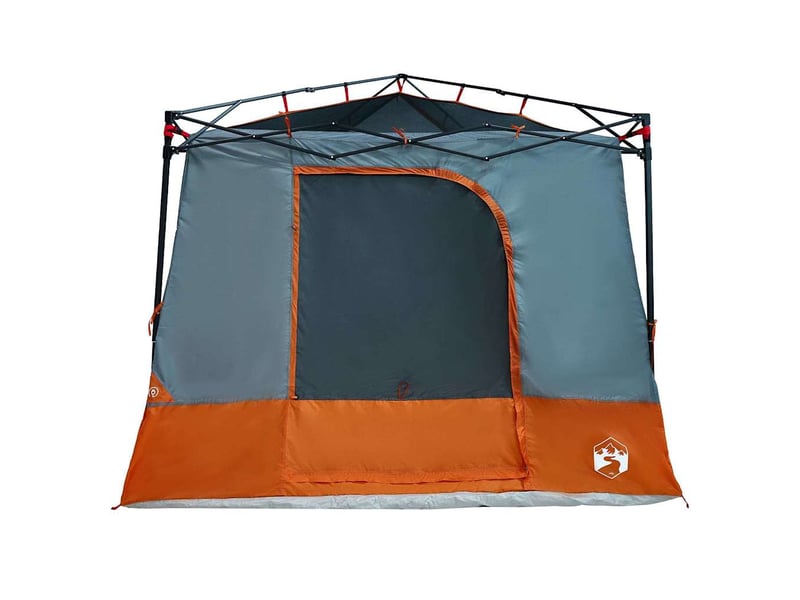  Tente intérieure 6 personne gris et orange taffetas shl49235  - Conforama D