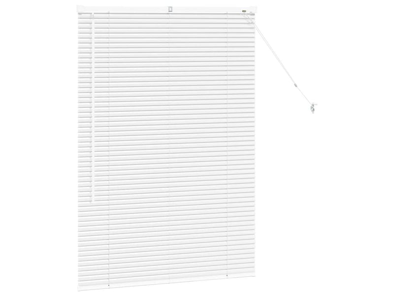  Store vénitien, store de fenêtre blanc 130 x 85 cm 25 mm aluminium cf47719  - Conforama E