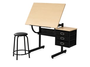 Bureau enfant 116 cm coloris noir