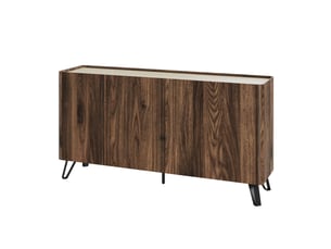 Buffet 4 porte(s)   <strong></strong> <strong></strong> - 160 cm coloris marron 