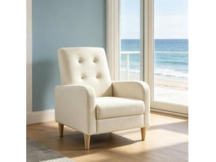 Fauteuil fixe <strong>HAUSS SPOLE</strong> <strong></strong> Tissu beige vendu A l'unité