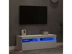 Meuble tv coloris blanc  <strong></strong>  <strong></strong>