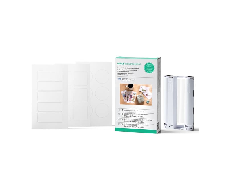  Cricut stickerpix print lt autocollants precoupes blancs 1-23486777 - Conforama A