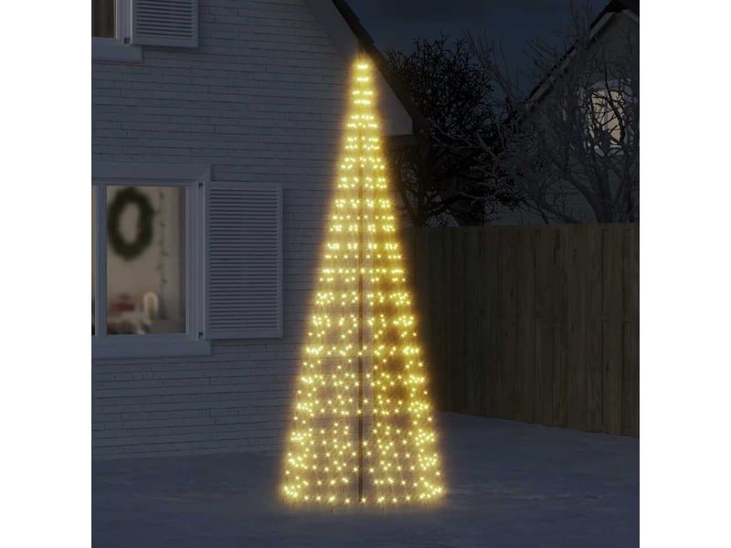 Sapin de noël - arbre de noël à led 550 led blanc 300 cm - Conforama B