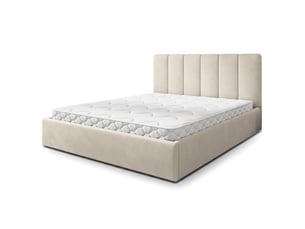 Lit coffre 180x200 cm MASSENO coloris beige