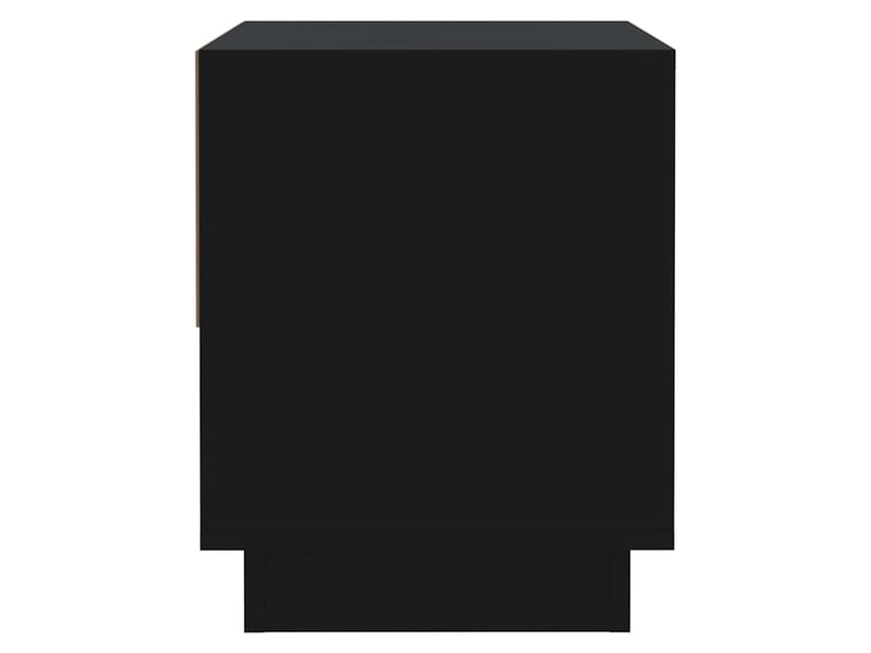  Table de chevet - cabinet de chevet - table de nuit noir 45x34x44 cm bois d'ingénierie  - Conforama E