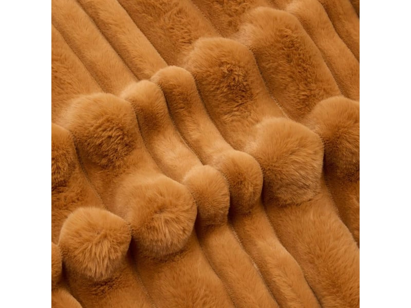  Plaid coti 120x160cm marron COTI - Conforama C