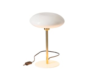 Lampe à poser en métal edvin 38cm blanc