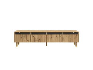 Meuble tv coloris bois clair 178 cm   