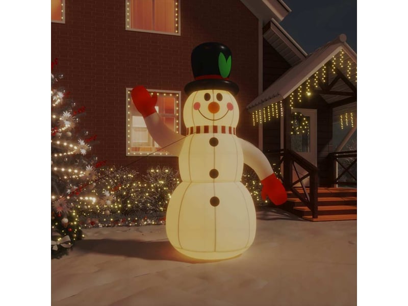 Bonhomme de neige gonflable avec led 240 cm cf62132 - Conforama B