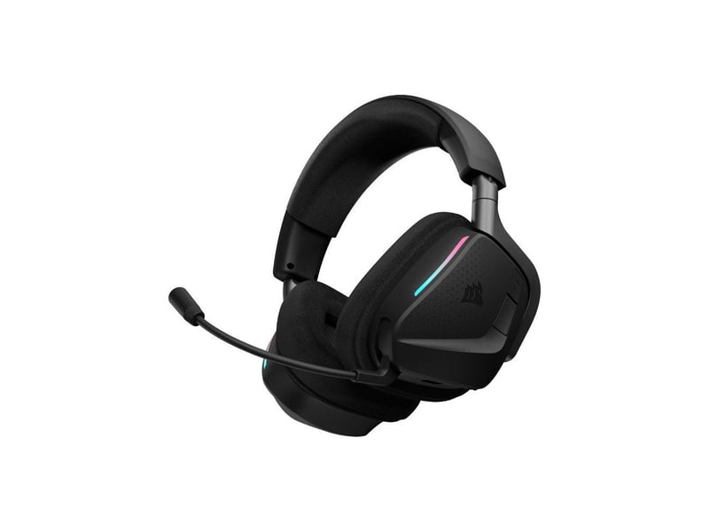  Casque gaming sans fil sur oreille void max v2 carbone dolby atmos 2.4ghz bluetooth micro boom batterie 70h led COR0840440484646 - Conforama A