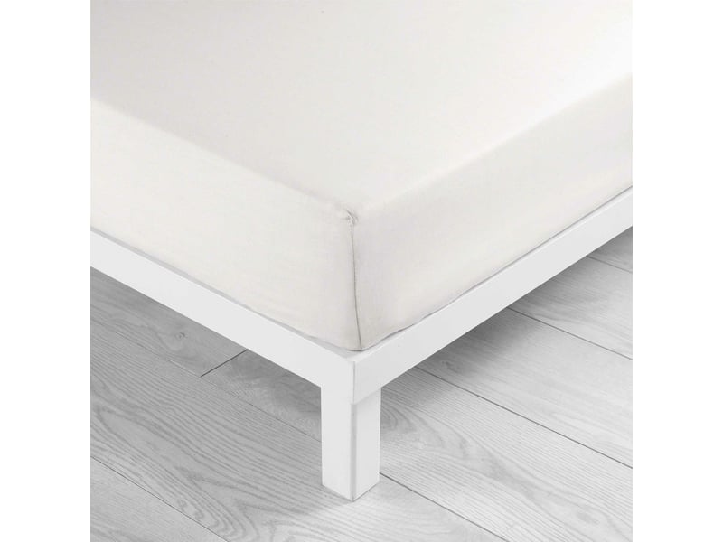  Parure de lit  240 x 220 cm 100% coton romy avec drap-housse 140 x 190 cm blanc  - Conforama C