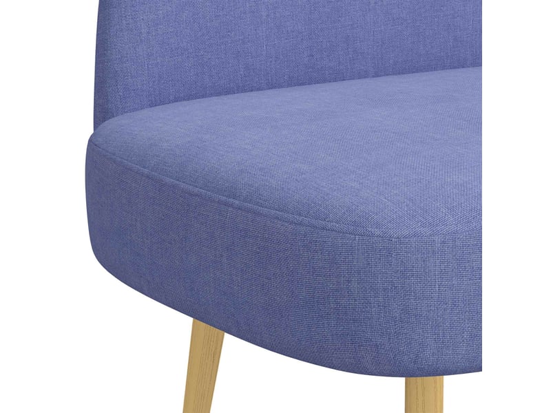  Banc rembourré, banc de lit avec dossier bleu jean 110x60x76 cm  - Conforama E