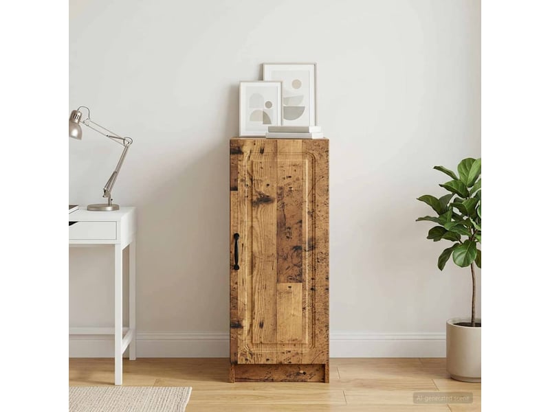  Buffet - bahut - meuble de rangement bois ancien 33 x 34,5 x 87 cm bois d'ingénierie  - Conforama B