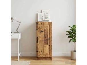 Buffet - bahut - meuble de rangement bois ancien 33 x 34,5 x 87 cm bois d'ingénierie