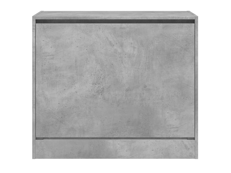  Meuble à chaussure, armoire à chaussures gris béton 80x42x69 cm bois d'ingénierie  - Conforama E