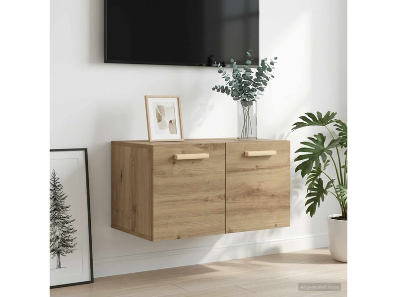  Meuble mural, meuble de rangement salon 60 x 36,5 x 35 cm bois d'ingénierie shl983  - Conforama D