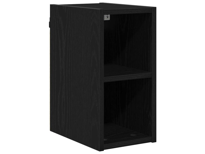  Meuble de rangement cuisine, armoire suspendue chêne noir 20x29,5x40cm  - Conforama A