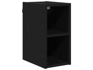 Meuble de rangement cuisine, armoire suspendue chêne noir 20x29,5x40cm