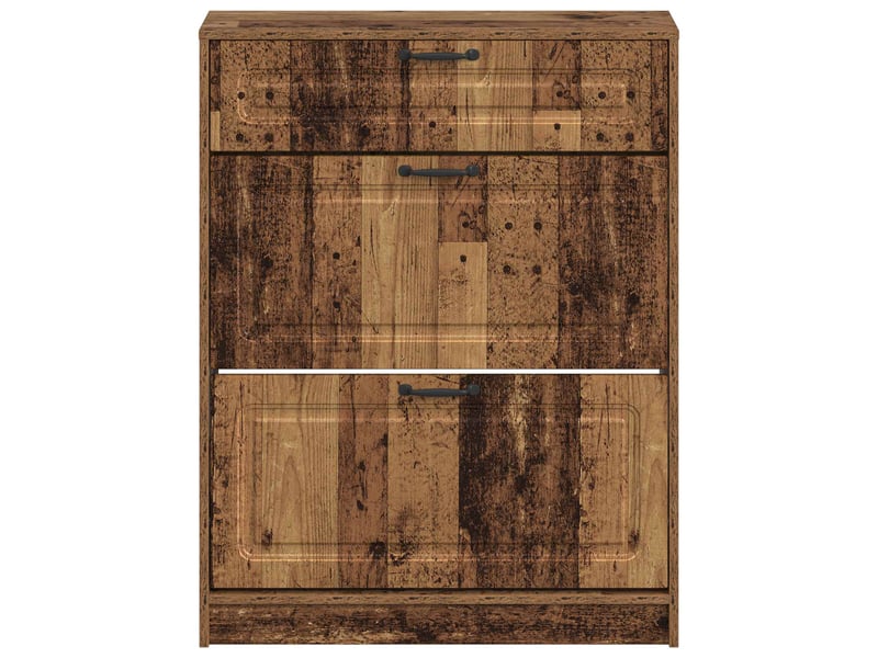  Meuble à chaussures, cabinet à chaussures utrecht 78x24x100 cm bois d'ingénierie shl7013  - Conforama D