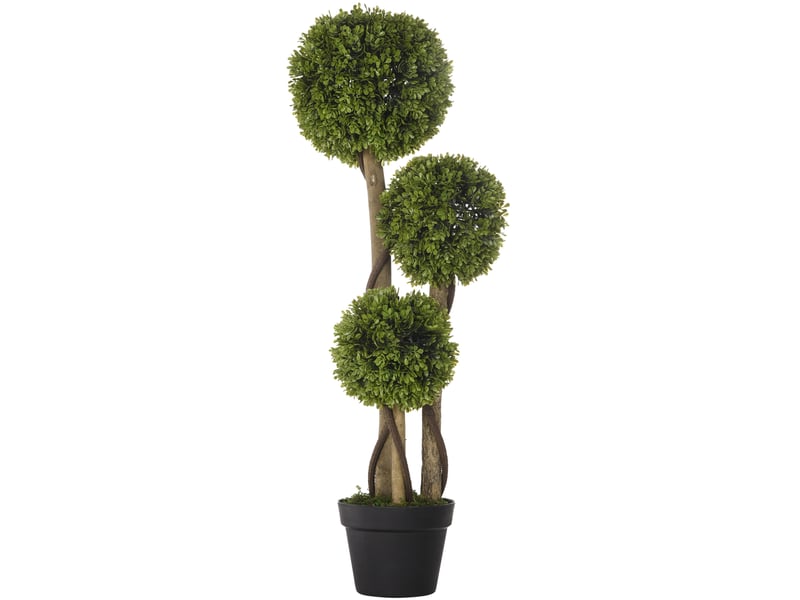  Plante artificielle 90 cm aspect naturel plastique vert clair  - Conforama A