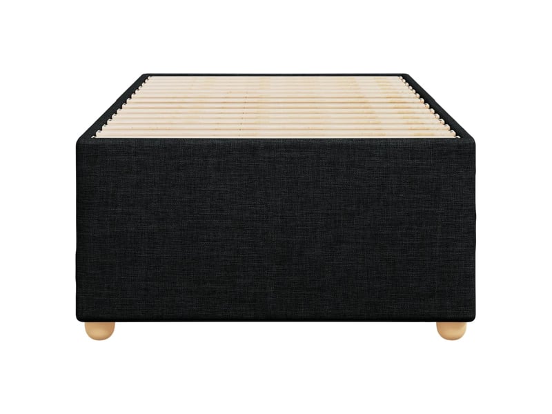  Lit simple- lit adulte -  cadre de lit sans matelas noir 100x200 cm tissu  - Conforama C