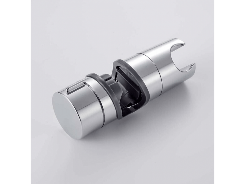  Support de pommeau de douche de salle de bain, pince de douchette réglable, chrome  - Conforama C