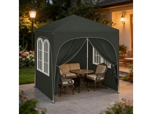 Gazebo extérieur pliable, tente événementielle, pavillon de jardin, abri terrasse élégant