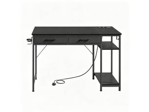 Bureau gaming WISHDOR 120 cm coloris noir