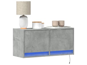 Meuble tv coloris gris 80 cm <strong></strong>  <strong></strong>