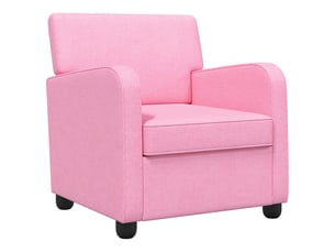 Fauteuil relax manuel VIDAXL  Tissu rose