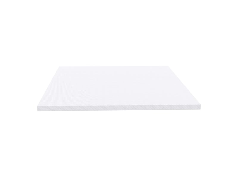  Matelas deux places 160x200 cm h3 blanc en mousse, housse lavable et amovible avec fermeture éclair  - Conforama A