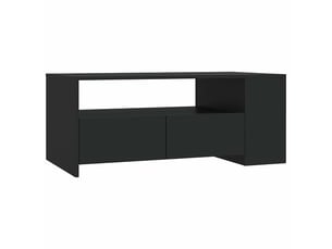Table basse rectangulaire coloris noir