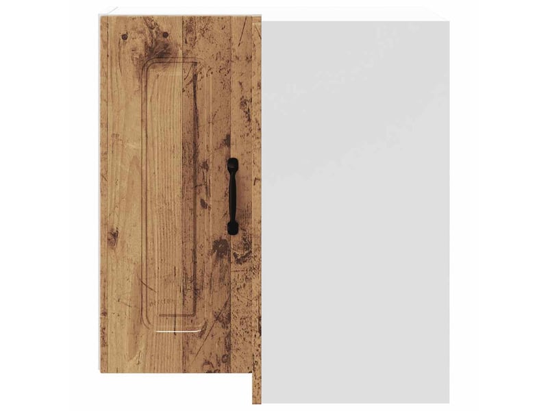  Meuble de rangement, armoire murale d'angle de cuisine kalmar vieux bois  - Conforama D