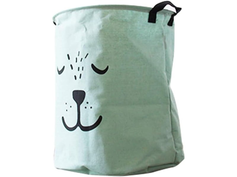  Chambre d'enfant panier à linge pliable étanche boîte à à enfants de rangement jouet vêtements de vert  - Conforama A