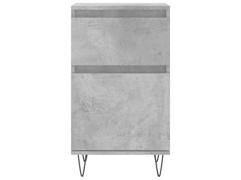  Buffet - bahut - meuble de rangement gris béton 40x35x70 cm bois d'ingénierie  - Conforama E