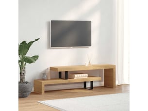 Meuble tv coloris marron 118 cm <strong></strong>  <strong></strong>