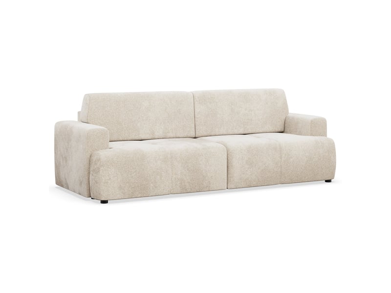 Selsey cobbly - canapé convertible - 244 cm - chenille mystery crème Cobbly - Conforama A