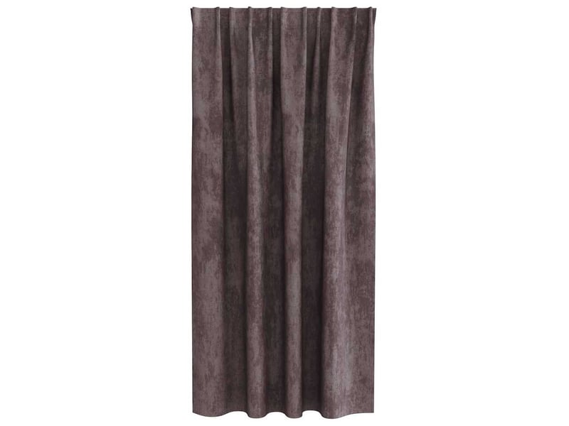  Lot de 2 rideaux en velours, rideaux de fenêtre marron 175 x 140 cm velours cf44230  - Conforama D