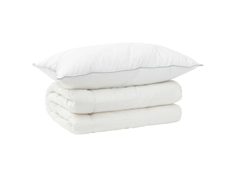  Ensemble de couette et d'oreiller 2 pcs - duvet 155x200 cm 4 saisons  - Conforama A