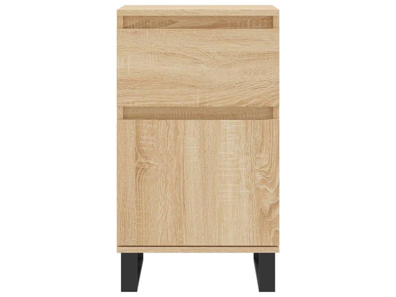  Buffet - bahut - meuble de rangement chêne sonoma 40x35x70 cm bois d'ingénierie  - Conforama C
